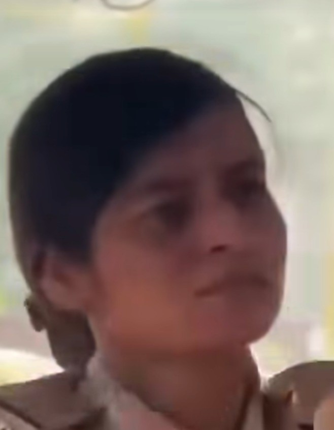 Flagged face